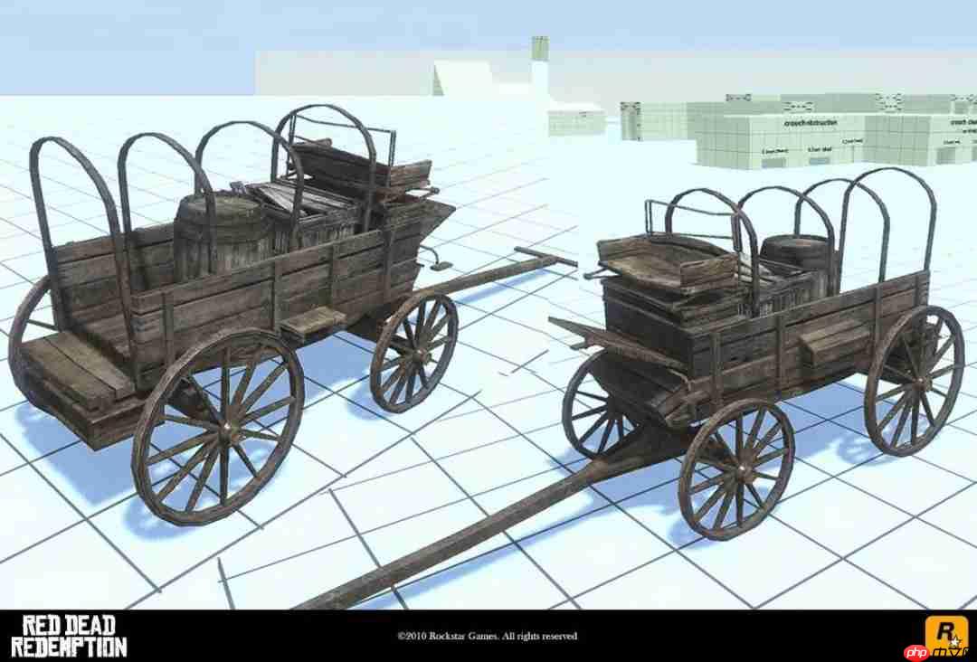 前R星员工公开《荒野大镖客:救赎》早期开发画面截图