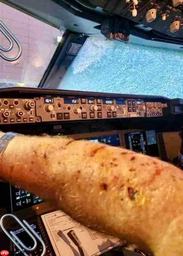 美联航航班万米高空挡风玻璃遭不明物体撞击，NTSB 调查是否为太空碎片