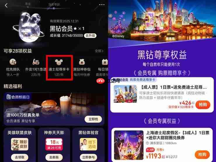 提前过“双十一”！本周六，美团会员可5折购买上海迪士尼门票