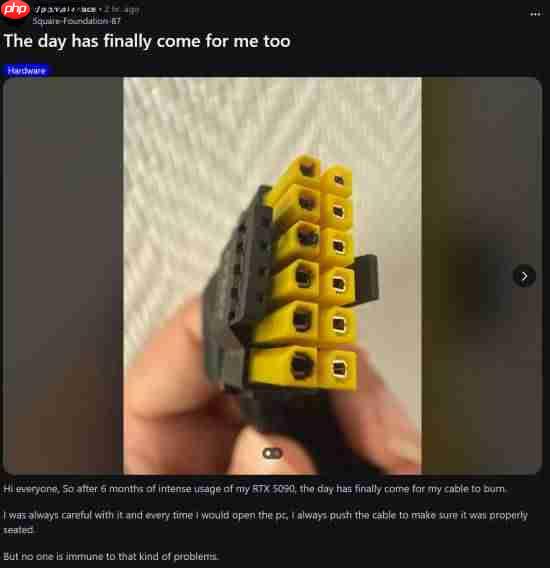 16针供电接口真没法要了！48小时烧了四块RTX 5090