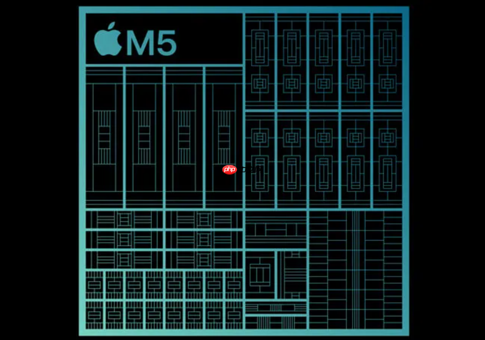 苹果发布全新M5芯片，CPU性能提升15%、图形性能飙升30%