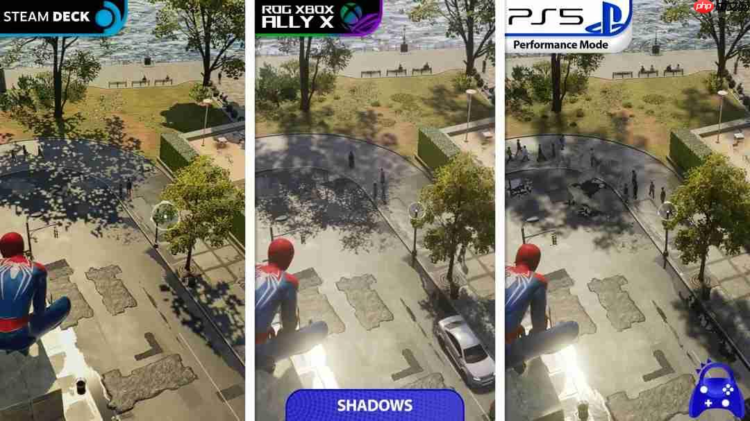 《漫威蜘蛛侠2》画面对比：Xbox Ally X超越Steam Deck