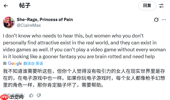 吵翻天！外网热议：游戏里的女角色必须漂亮吗？