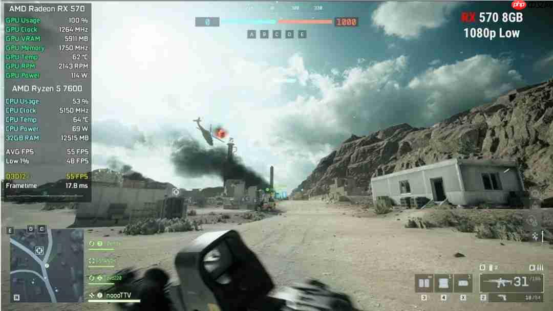 一帧能玩 三帧电竞！ 博主测试各主流显卡运行《战地6》帧数