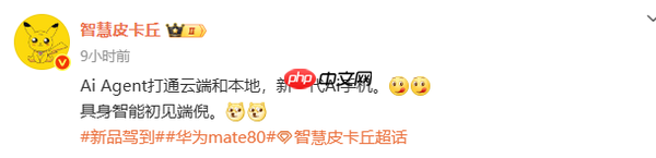 最新爆料：华为Mate 80将成新一代AI手机 还有新技术！