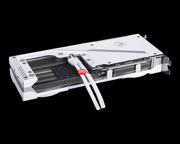 微星首款背插显卡发布：纯白、看不到一根线