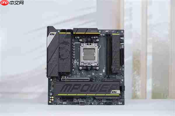 支持多种CPU调整外频!微星B850MPOWER主板图赏