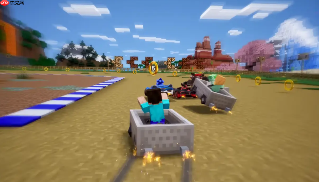 《索尼克赛车：交叉世界》联动MC上线 史蒂夫参战