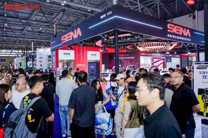 全球摩托通讯领军品牌SENA携Wave互联技术亮相2025中国摩博会