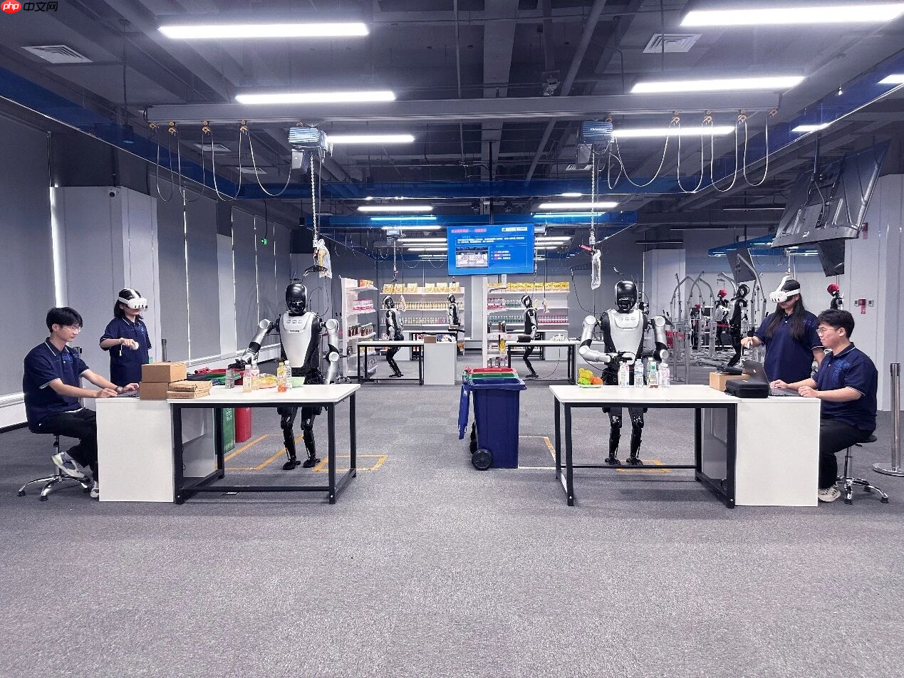 国内最大人形机器人训练场在京启用，年产数据量超 600 万条