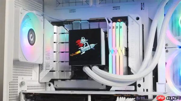 这也能用上AI！Tt为MagFloe Ultra水冷屏幕加入AI功能：实现自定义背景