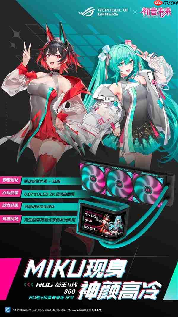 全线登场！ROG×初音未来联名装备开启预约 超能好物即刻拥有