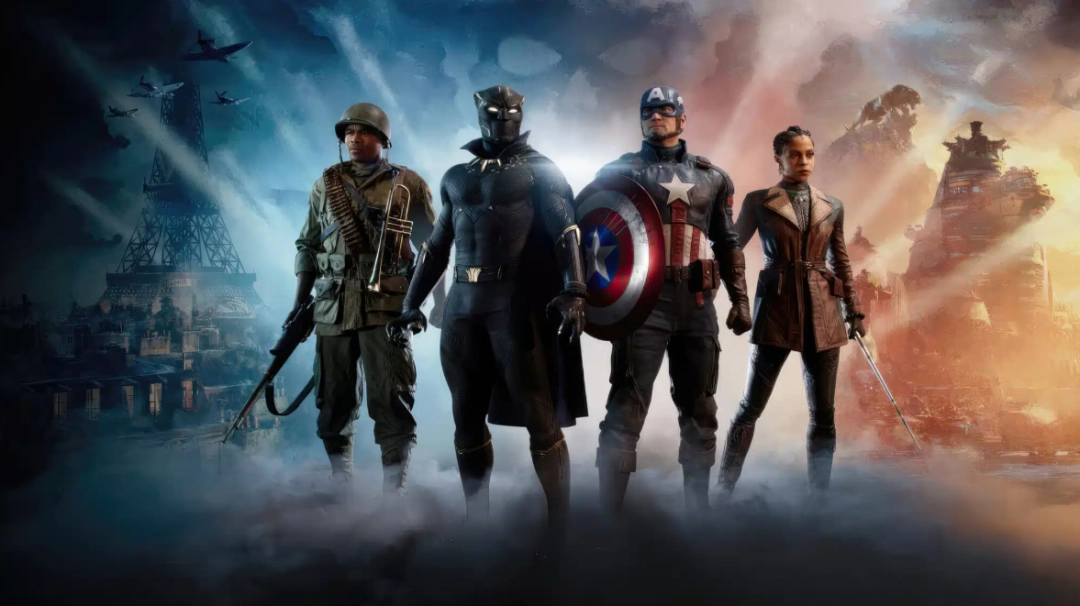 漫威1943早期实机片段曝光，黑豹迎战九头蛇激战场景震撼！