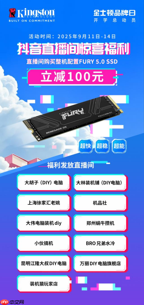 金士顿品牌日开启 线上线下联动引爆购物热潮