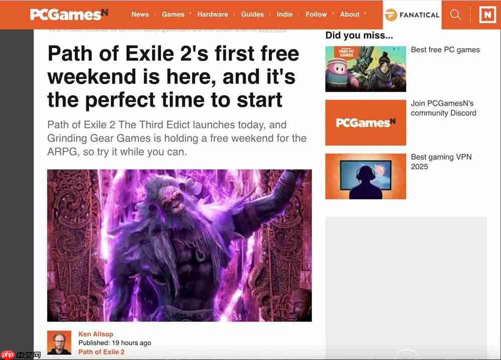 全球爆款载誉前来，《流放之路：降临》预充值不删档测试9月11日正式开启