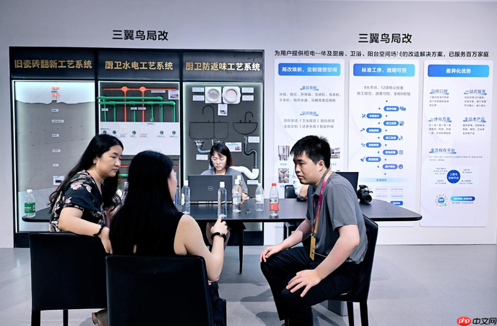 三翼鸟智博会展出家电家居一体化方案