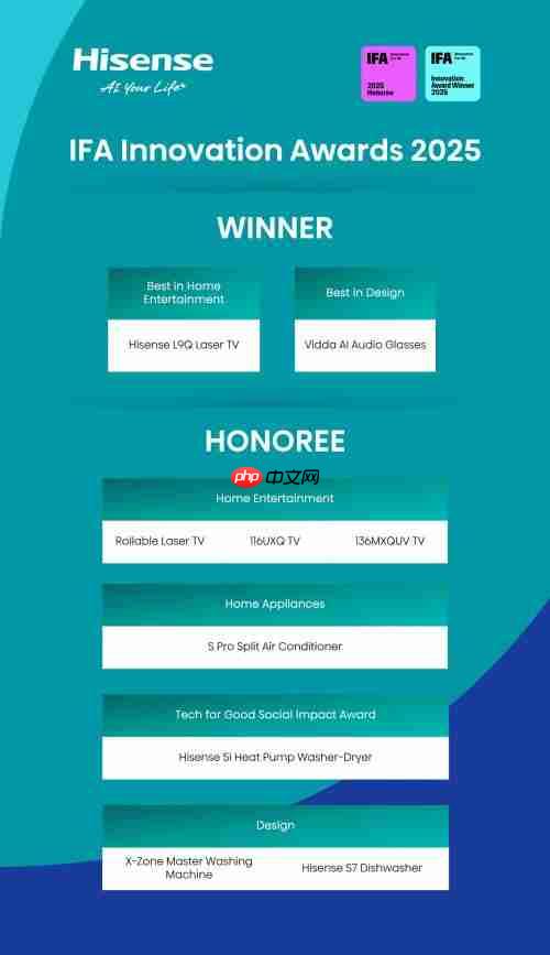 三色激光领军！Vidda IFA 秀实力  C5 无界携黑科技将登场