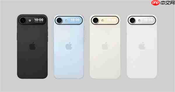 国外大神曝iPhone 17隐藏款:摄像头模组带副屏 或成苹果全新功能IP