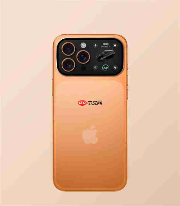 国外大神曝iPhone 17隐藏款:摄像头模组带副屏 或成苹果全新功能IP