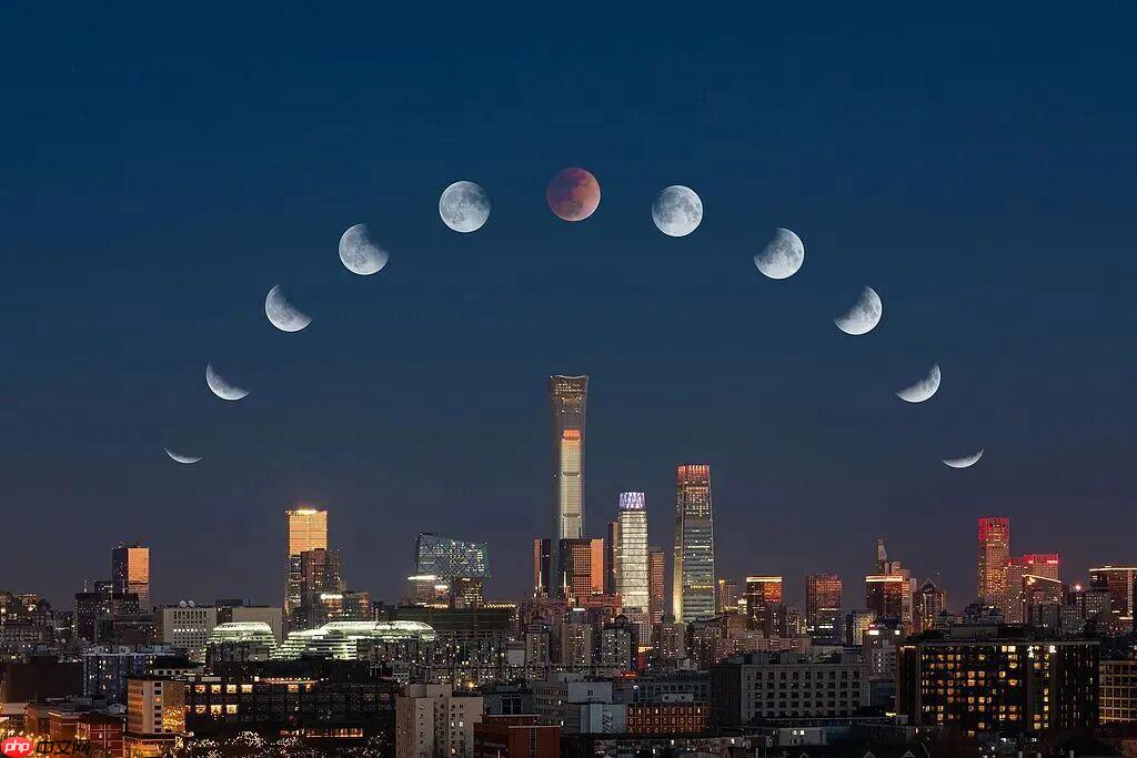 今晚血月现身 血月是月全食吗 - php中文网