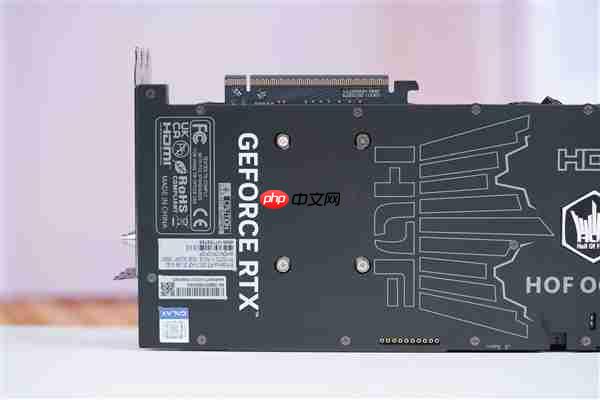 最强非公版!影驰RTX 5070 Ti HOF OC LAB黑魂X显卡图赏