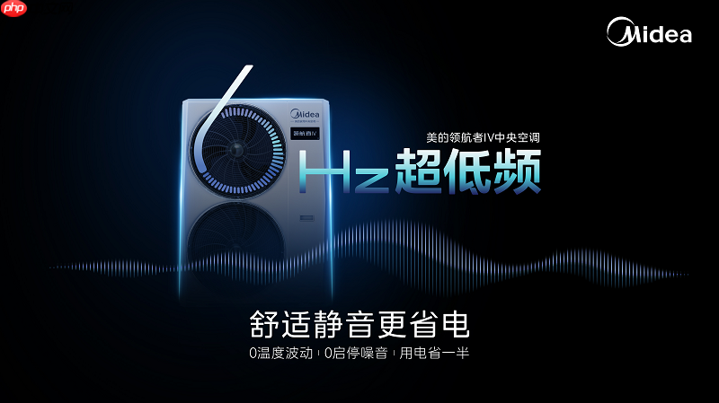 只卷产品不卷PPT，美的中央空调用6赫兹+双出风引爆行业