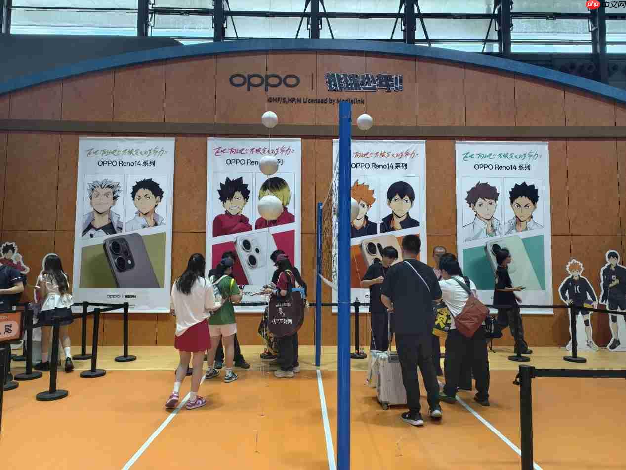 OPPO携《排球少年》亮相2025 ChinaJoy!一起感受青春的热血氛围