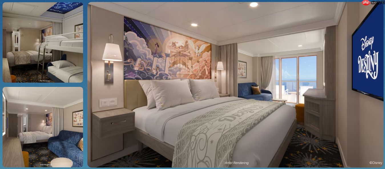 迪士尼海上巡游线第三艘愿望级邮轮“命运号”下水,第四艘开建