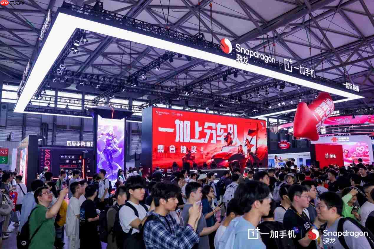 一加高调亮相 2025 ChinaJoy，四大游戏体验区引爆全场游戏热潮