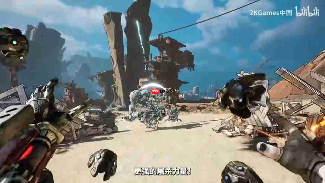 《无主之地4》锻造骑士亚蒙演示 猛男千钧一击