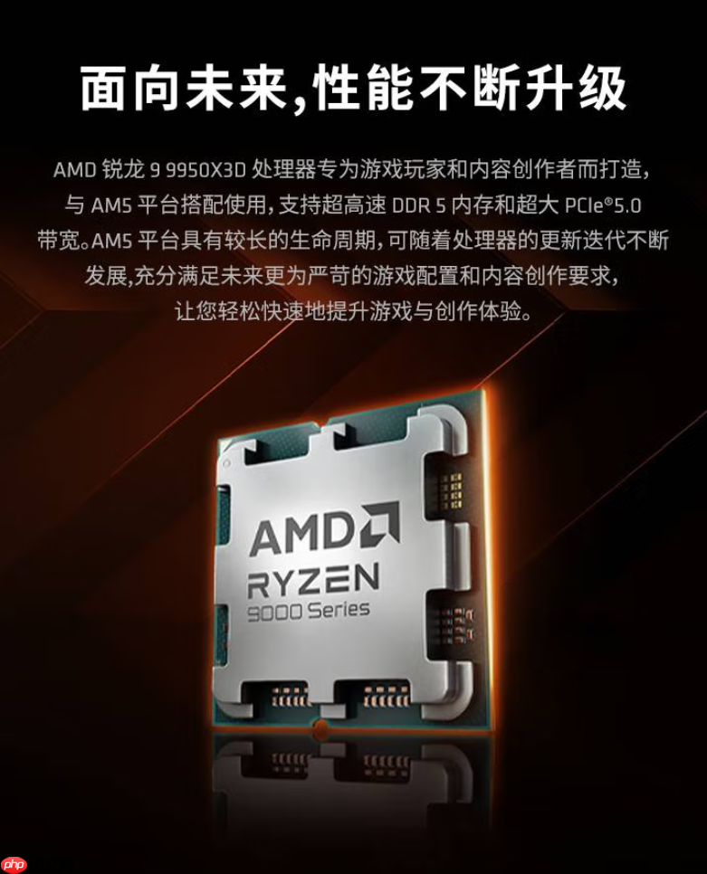 暑期打造全能整机！AMD 锐龙9 9950X3D处理器必备