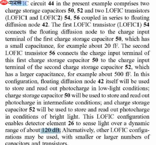 苹果自研CMOS专利曝光：支持Lofic、20档动态范围
