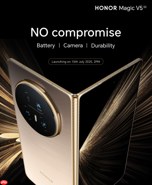 荣耀Magic V5将于下周登陆全球市场：全球最薄大折叠