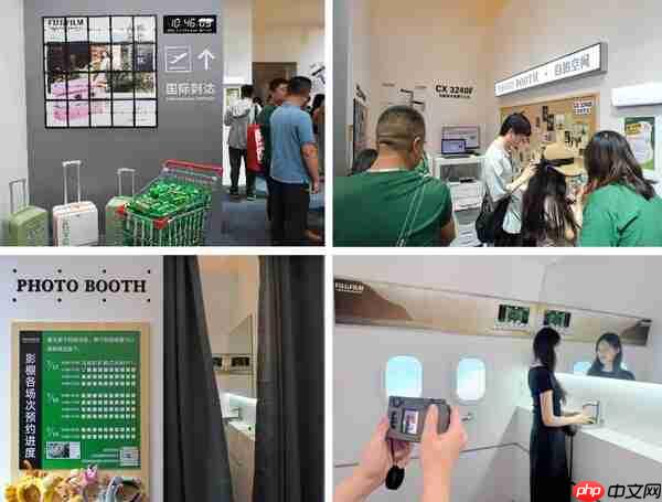 富士胶片P&I展台复刻