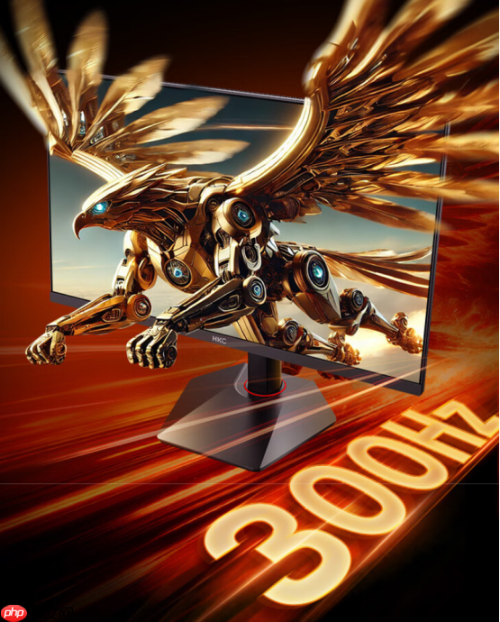 HKCG27H4Plus电竞显示器上市:2K300Hz疾速视界,1199元开启高能体验