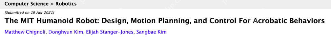 波士顿动力Atlas的后空翻怎么实现的?这篇论文给出了方案