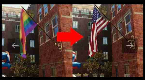 《漫威蜘蛛侠2》MOD允许国旗换成LGBT彩虹旗 反之不行