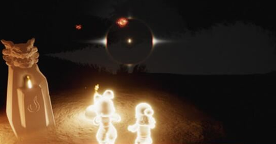 《光遇》晨岛小金人位置在哪-晨岛小金人详细位置一览