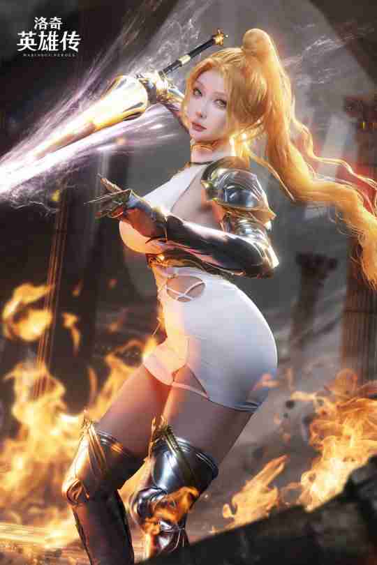橙发御姐圣骑士!《洛奇英雄传》新角色内文COS美照曝光!
