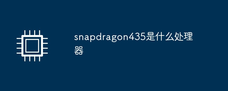 Snapdragon 435处理器详解