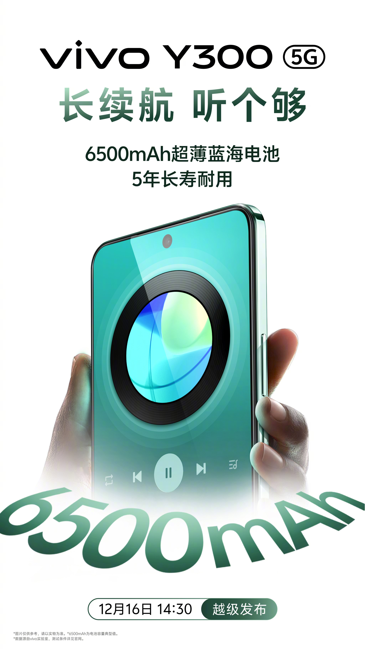 vivo Y300 手机搭载 OriginOS 5 系统，支持全新「原子岛」功能