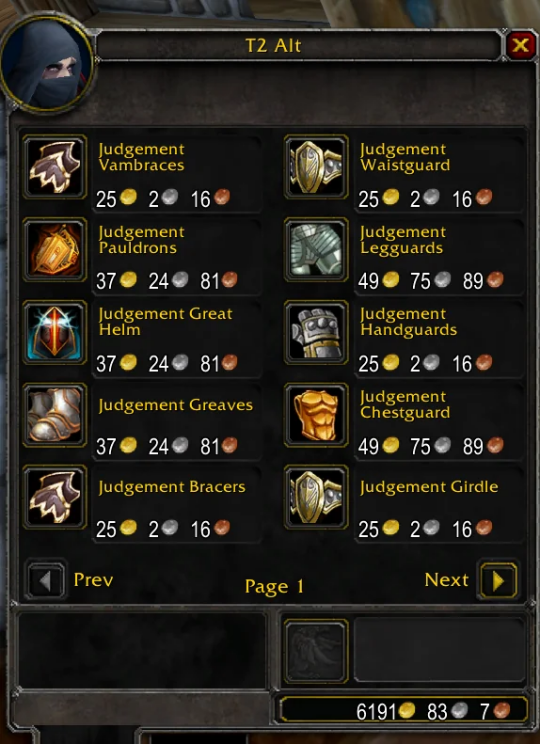 魔兽经典服:暴雪玩乌龙,神秘npc卖t2套装,25g一件