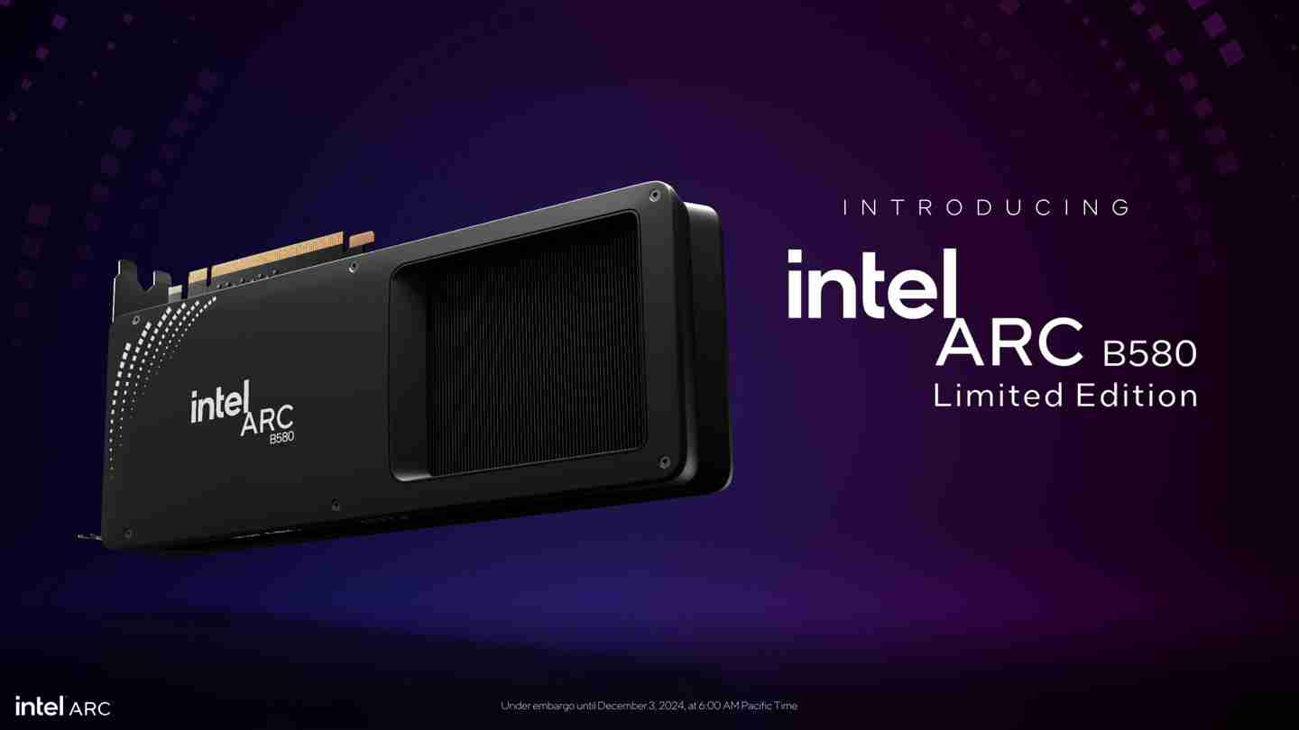 英特尔回应锐炫 B580/570 不支持 PCIe 5.0：在此类显卡收益不高