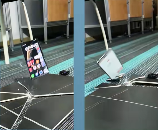 华为Mate 70 Pro+跌落测试:两米多落下砸碎瓷砖 丝毫无损
