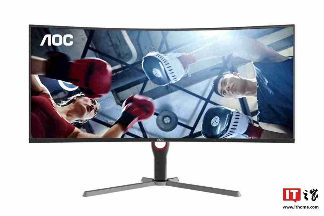 AOC 推出“CU34G10XP”34 英寸带鱼屏显示器,搭 1440P 180Hz VA 面板