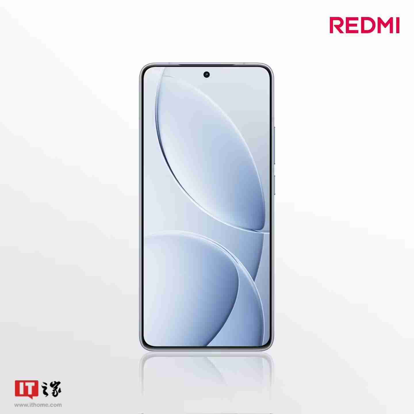 小米REDMI K80标准版手机独有配色“汐月蓝”亮相:2.5D立边设计、哑光金属边框