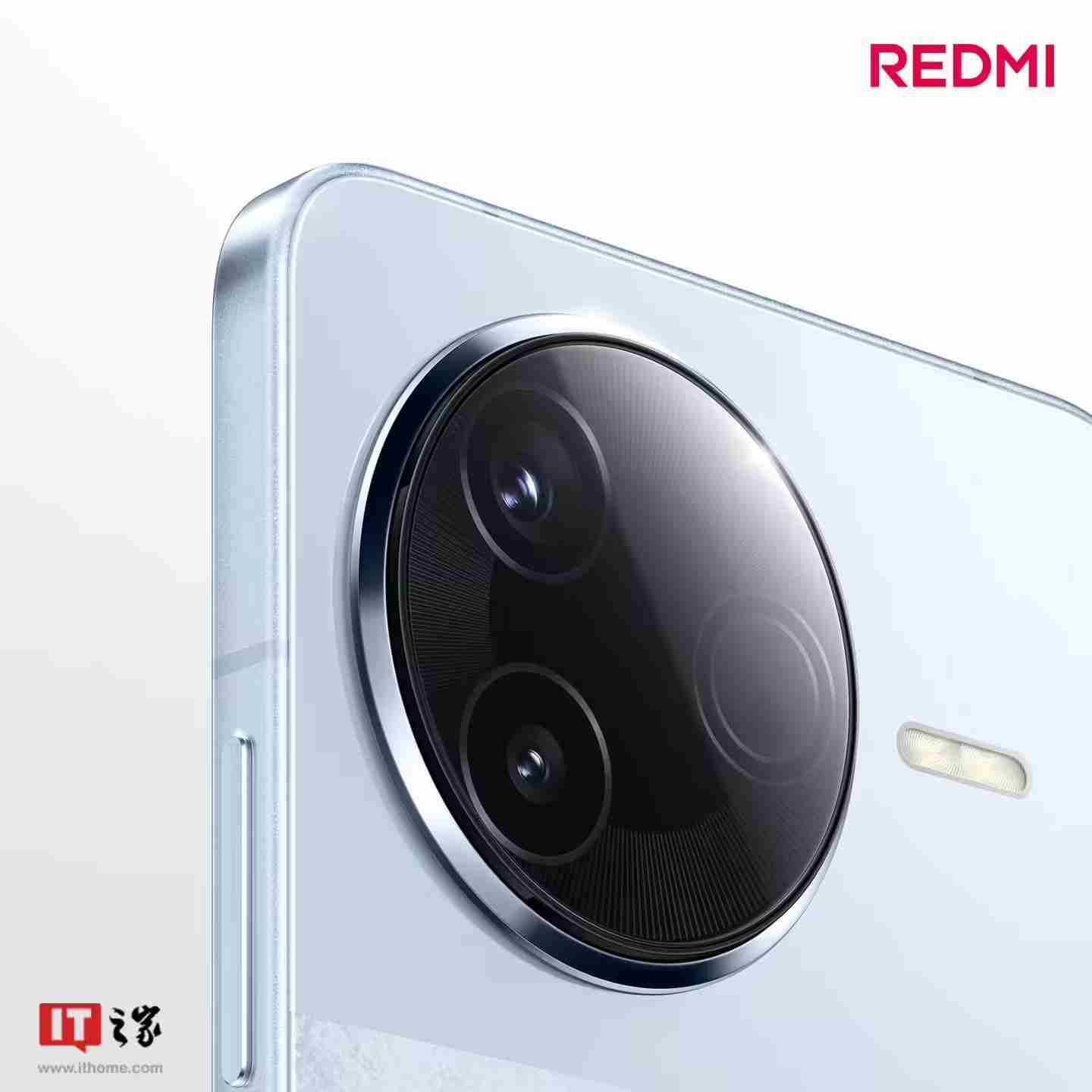 小米REDMI K80标准版手机独有配色“汐月蓝”亮相:2.5D立边设计、哑光金属边框