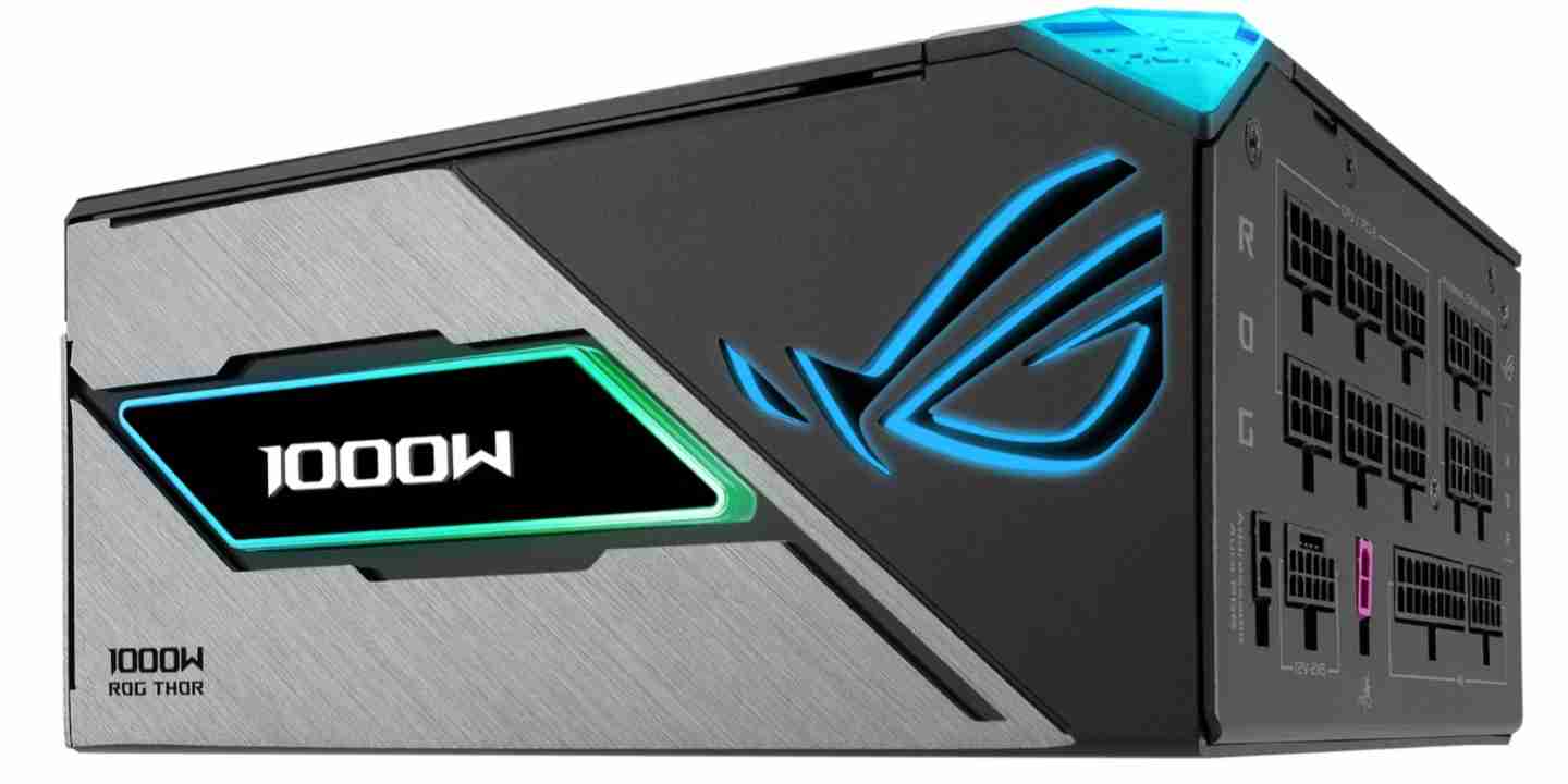 华硕 ROG 雷神 3 代白金牌电源首销：可选 1000W / 1200W，2699 元起