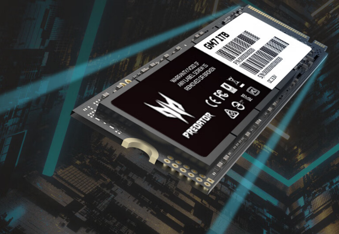 675 元 / 2TB ：宏碁掠夺者 GM7 固态硬盘 6 期免息（读速 7200 MB/s）