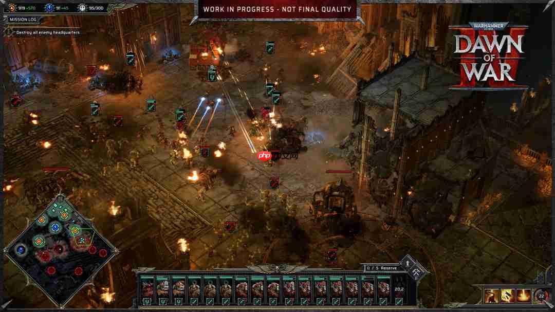 《战锤40K：战争黎明4》CG预告 展示兽人阵营